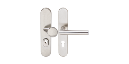 ensemble de sécurité et rosace de sécurité
béquille et bouton en acier inoxydable