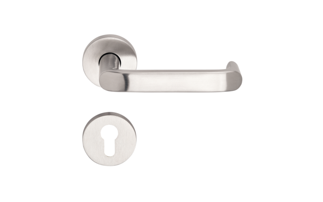 Poignée de porte DIRIGENT avec rosace ronde