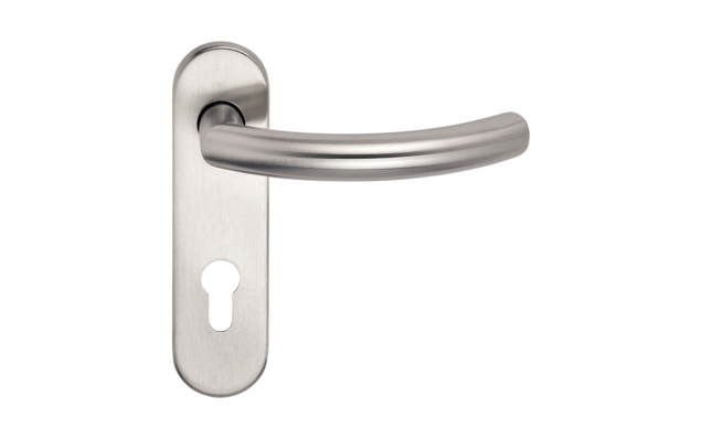 OFFICE ferrure
Poignée de porte en acier inoxydable brossé avec plaque longue