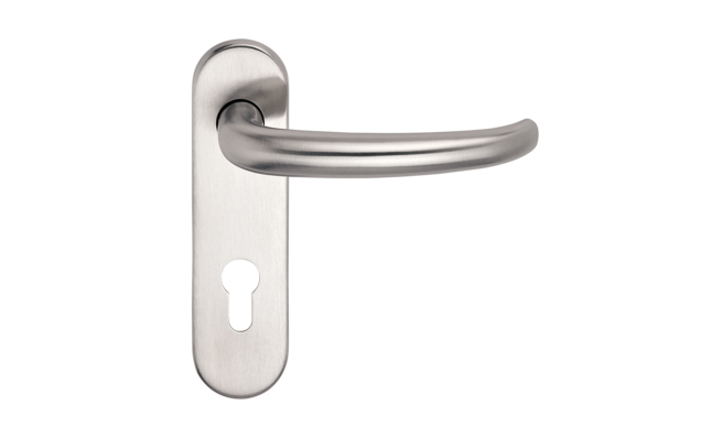 Ferrure TREMOLO
Poignée de porte en acier inoxydable avec plaque longue et trou de clé