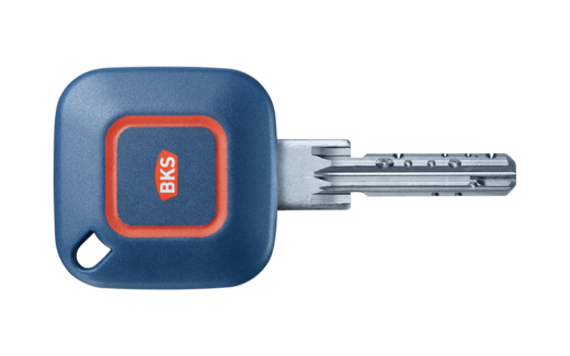 clé helius4000 avec transpondeur
clé BKS avec taillage de sécurité et tête en plastique