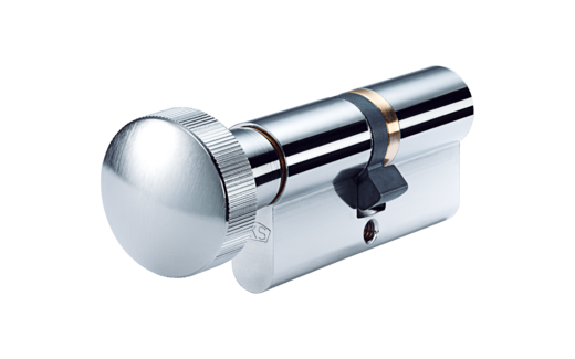 PZ 88 cylindre à bouton
Cylindre profilé avec bouton en acier inoxydable à droite
