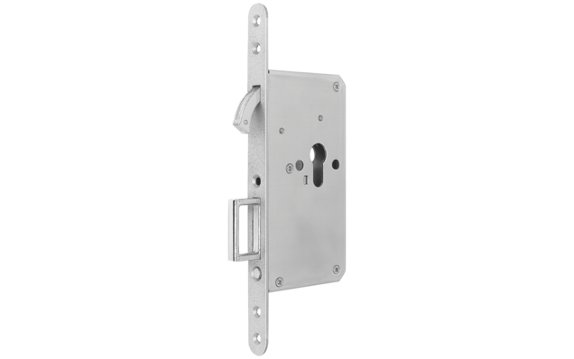 Serrure pour porte coulissante
Boîtier de serrure pour porte avec cylindre profilé