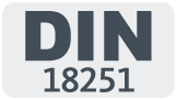 Pictogramme pour la norme DIN 18251