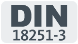 Pictogramme pour la norme DIN 18251-3