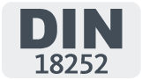 Pictogramme pour la norme DIN 18252