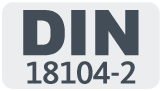 Pictogramme pour la norme DIN 18104-2