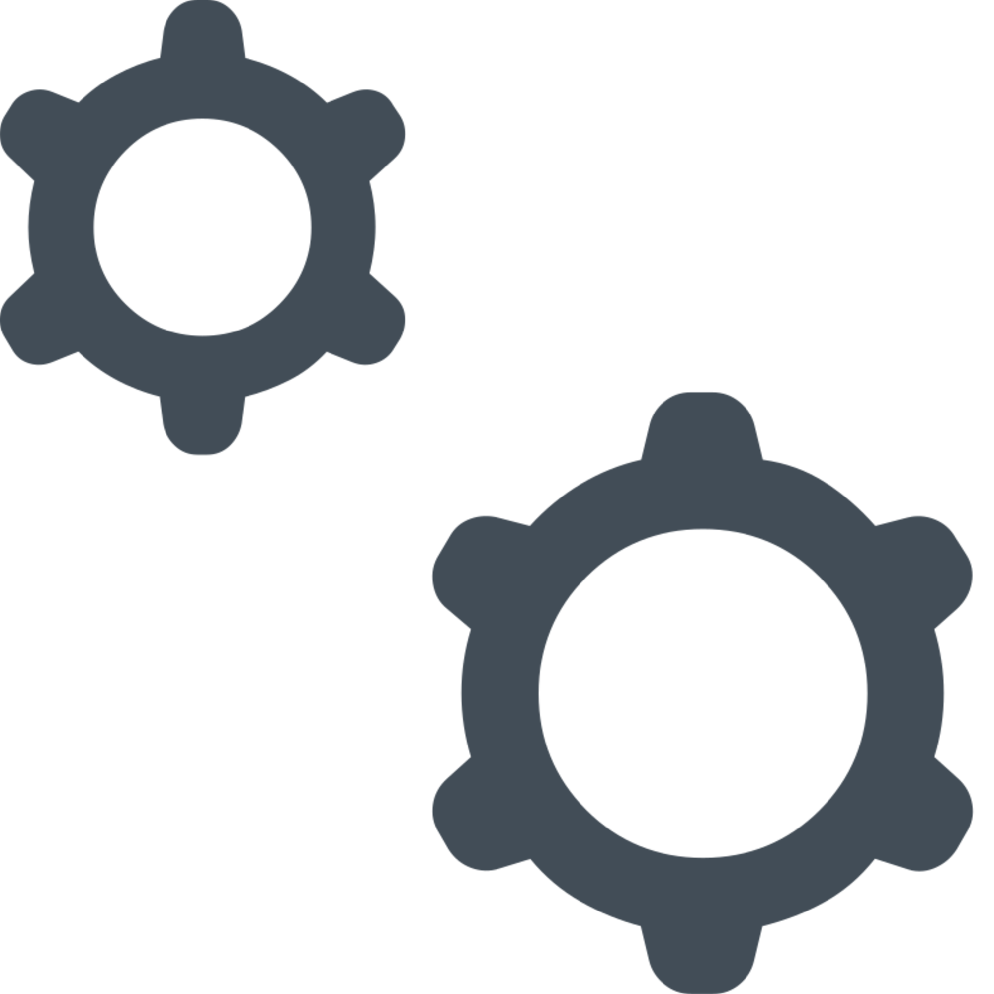 icône d'engrenages, symbole pour configurateur