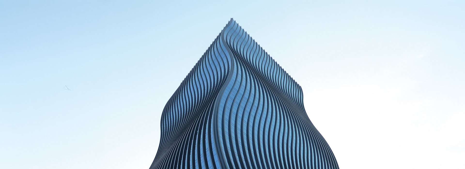 Immeuble de grande hauteur avec vitrage innovant