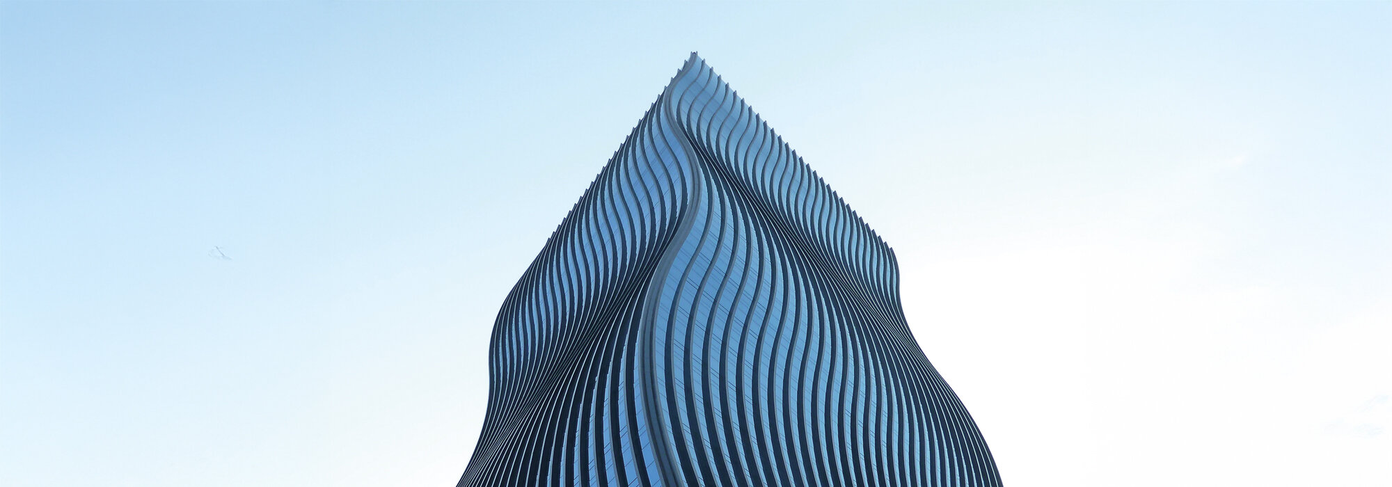 Immeuble de grande hauteur avec vitrage innovant