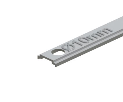 Fermeture centrale ALU-JET 10 – tige de poussée avec un diamètre de trou de 10 mm