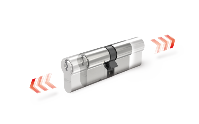 Systèmes de verrouillage modulaires de BKS – cylindres double entrée profil européen extensibles de manière flexible